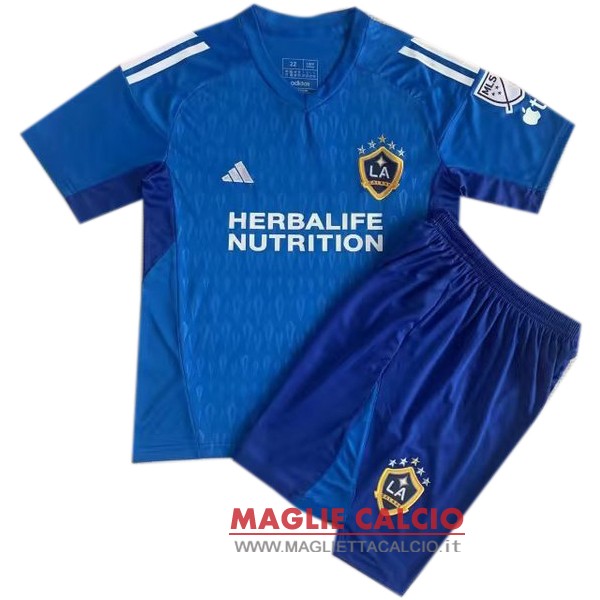 nuova divisione magliette los angeles galaxy set completo uomo 2023-2024 blu navy