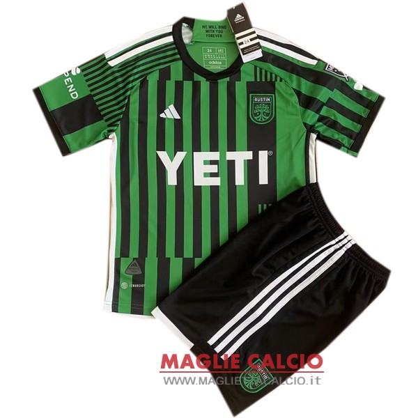 nuova prima magliette austin fc set completo bambino 2023-2024