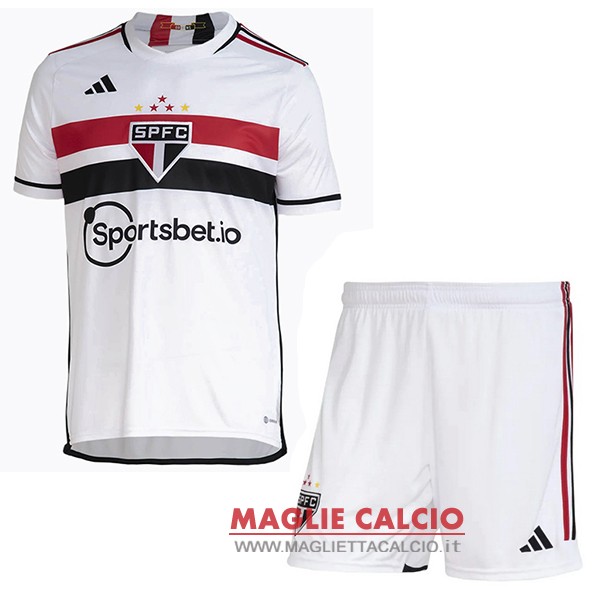 nuova prima magliette sao paulo bambino 2023-2024