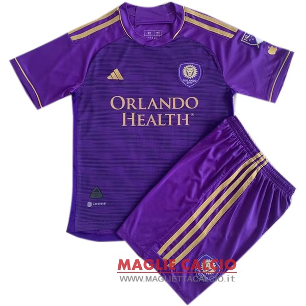 nuova prima divisione magliette orlando city set completo uomo 2023-2024