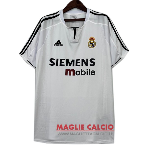 nuova prima divisione magliette real madrid retro 2003-2004