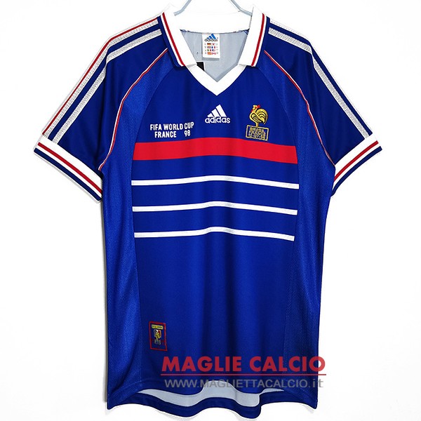 nuova prima magliette nazionale francia retro 1998