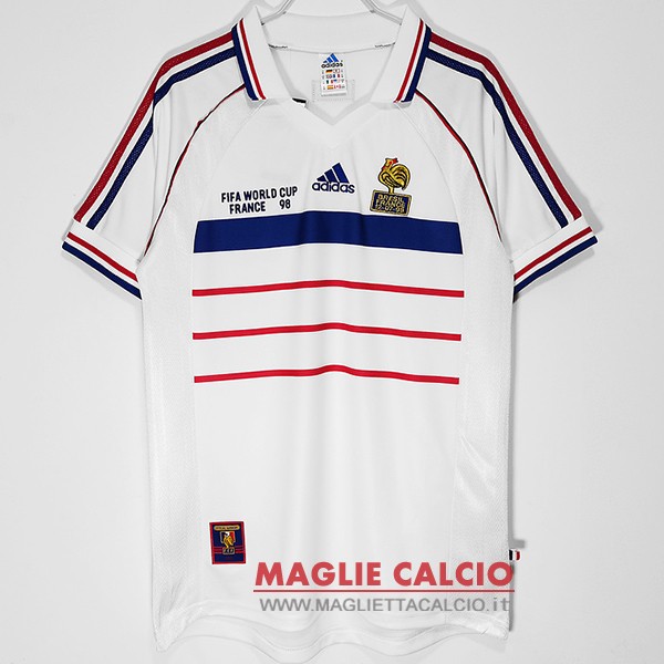 nuova seconda magliette nazionale francia retro 1998