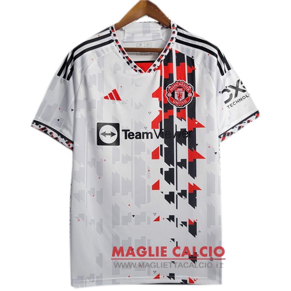 thailandia nuova speciale magliette manchester united 2023-2024 bianco