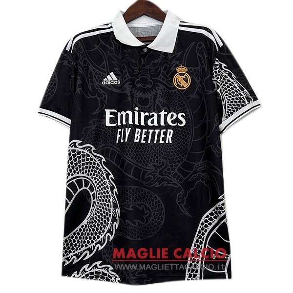 tailandia nuova speciale divisione magliette real madrid 2023-2024 nero