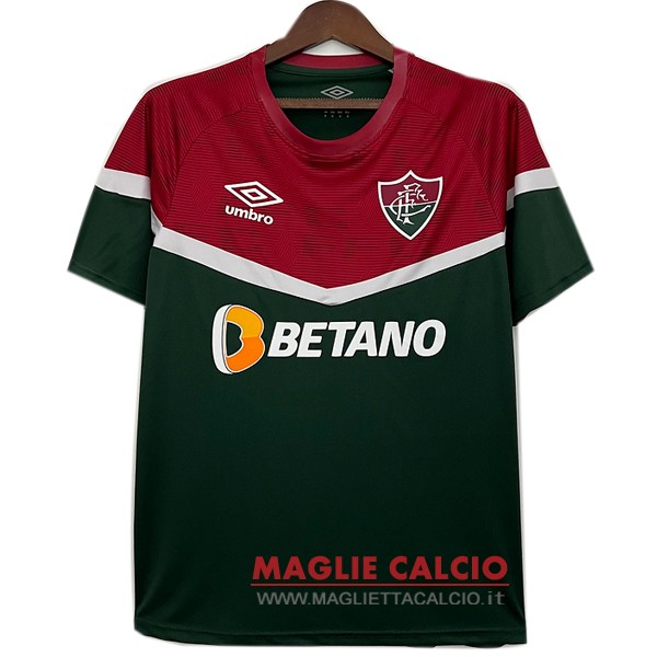 thailandia nuova pre-partita divisione magliette fluminense 2022-2023 rosso verde