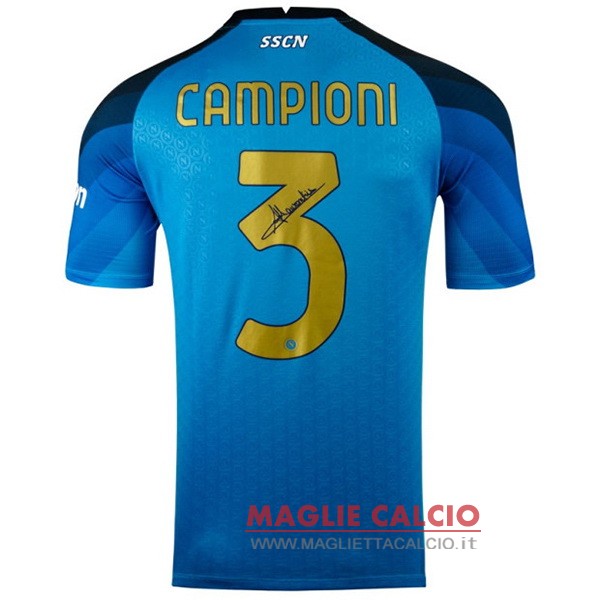 Campioni nuova prima giocatori divisione magliette napoli 2022-2023