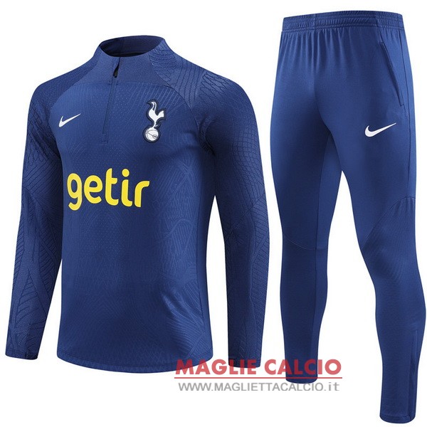 nuova tottenham hotspur insieme completo blu bambino giacca 2023-2024