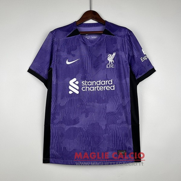 tailandia nuova terza concetto divisione magliette liverpool 2023-2024
