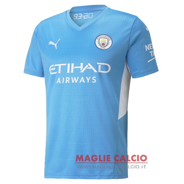 nuova prima divisione magliette manchester city retro 2021-2022