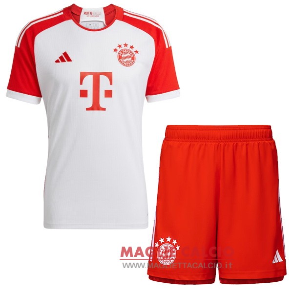 nuova prima magliette bayern munich set completo uomo 2023-2024