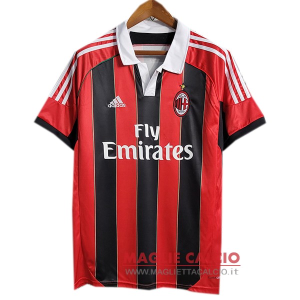 nuova prima divisione magliette ac milan retro 2012-2013