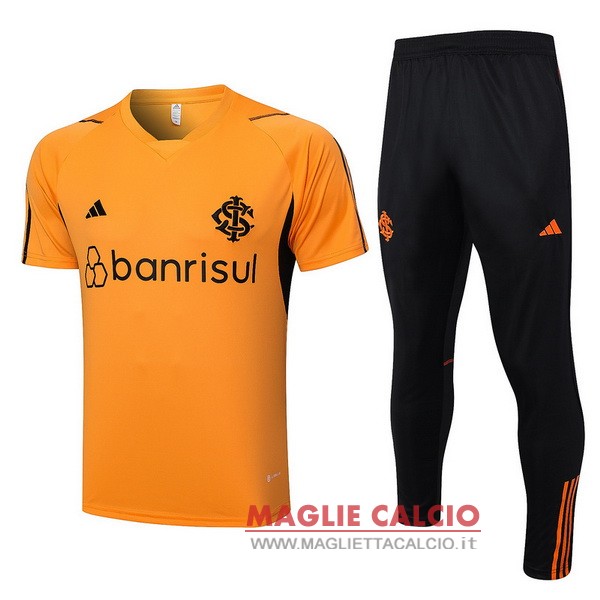 nuova formazione set completo divisione magliette Internacional 2023-2024 arancione nero