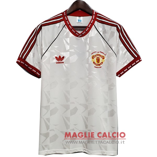 nuova seconda divisione magliette Manchester United retro 1990/1991