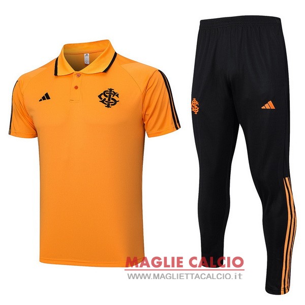 polo set completo maglia internacional 2023-2024 arancione