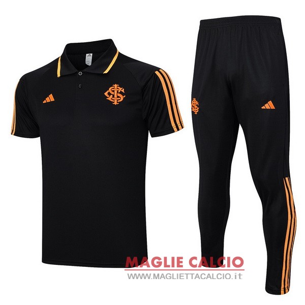 polo set completo maglia internacional 2023-2024 nero