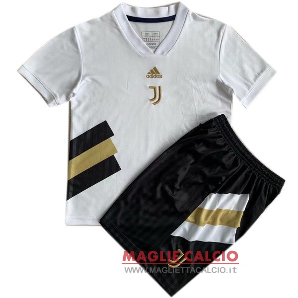 nuova speciale magliette juventus set completo uomo 2023-2024 bianco nero