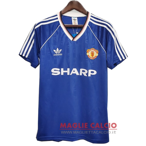nuova terza divisione magliette Manchester United retro 2001-2002
