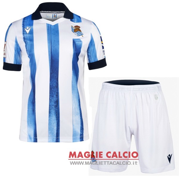 nuova prima magliette real sociedad bambino 2023-2024