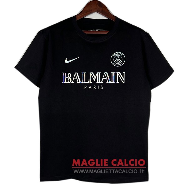 tailandia nuova speciale divisione magliette paris saint germain 2023-2024 nero