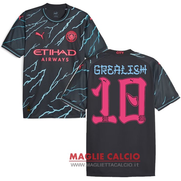 Grealish thailandia nuova terza divisione magliette manchester city 2023-2024