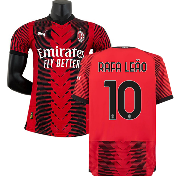 NO.10 Rafa Leão tailandia nuova prima giocatori divisione magliette ac milan 2023-2024