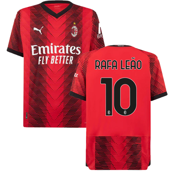 NO.10 Rafa Leão tailandia nuova prima divisione magliette ac milan 2023-2024