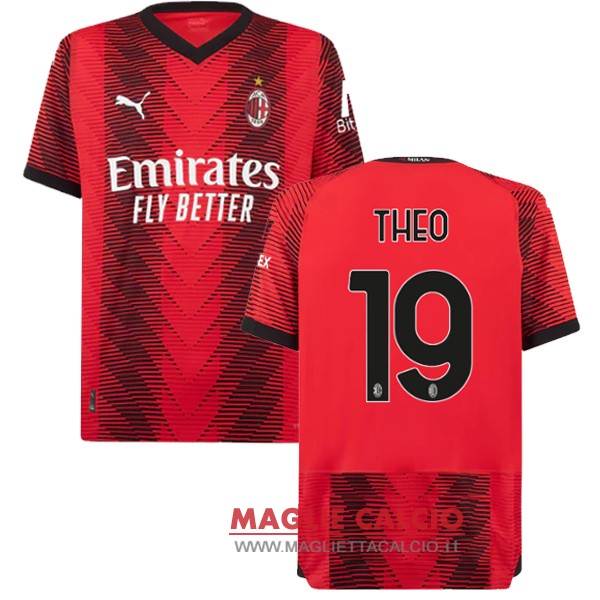 NO.19 Theo tailandia nuova prima divisione magliette ac milan 2023-2024