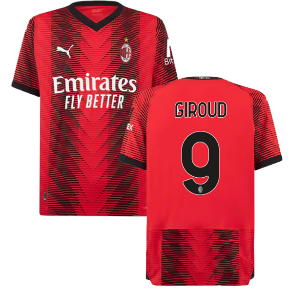 NO.9 Giroud tailandia nuova prima divisione magliette ac milan 2023-2024