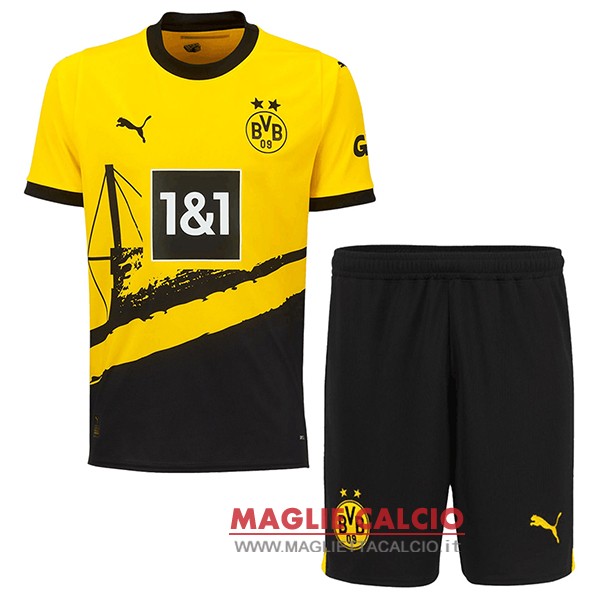 nuova prima divisione magliette borussia dortmund set completo uomo 2023-2024