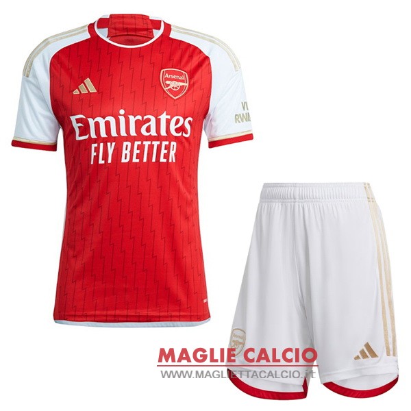 nuova prima giocatori divisione magliette arsenal set completo uomo 2023-2024