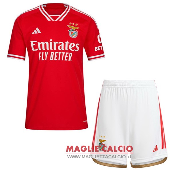 nuova prima divisione magliette benfica set completo uomo 2023-2024