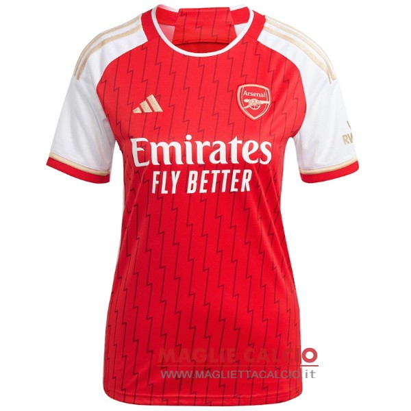 nuova prima divisione magliette arsenal donna 2023-2024