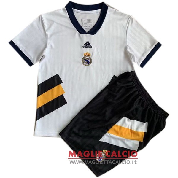 speciale divisione magliette set completo uomo real madrid 2023-2024 bianco