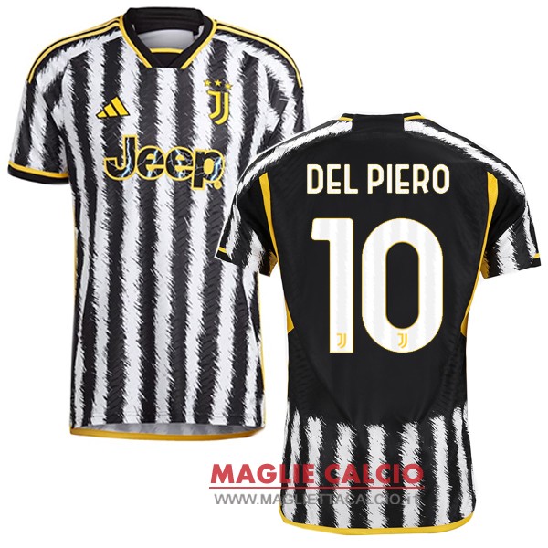 NO.10 Del Piero thailandia nuova prima giocatori divisione magliette juventus 2023-2024