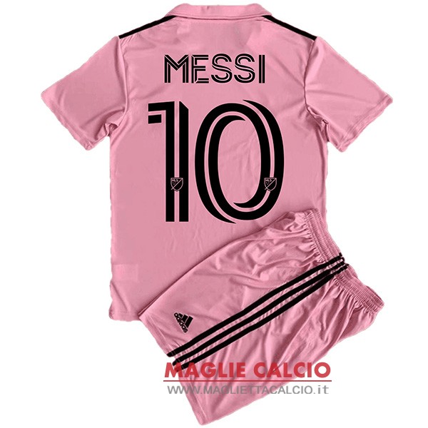 NO.10 Messi nuova prima magliette inter miami set completo bambino 2022-2023