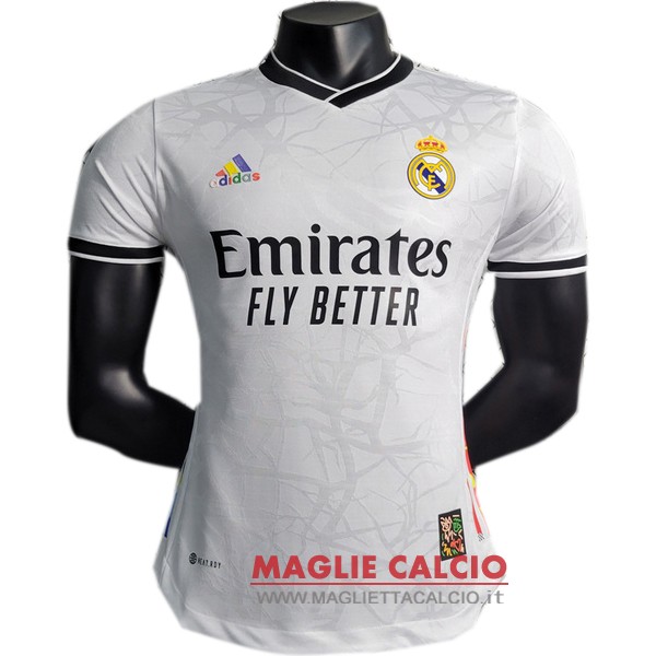 tailandia nuova speciale giocatori divisione magliette real madrid 2023-2024 bianco