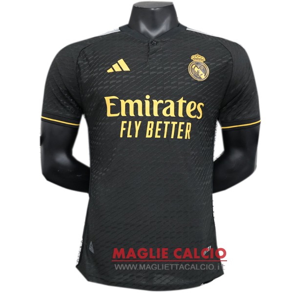 tailandia nuova speciale giocatori divisione magliette real madrid 2023-2024 nero IlI Amarillo