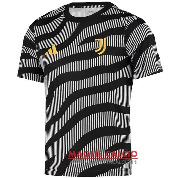 nuova formazione magliette juventus 2023-2024 grigio nero