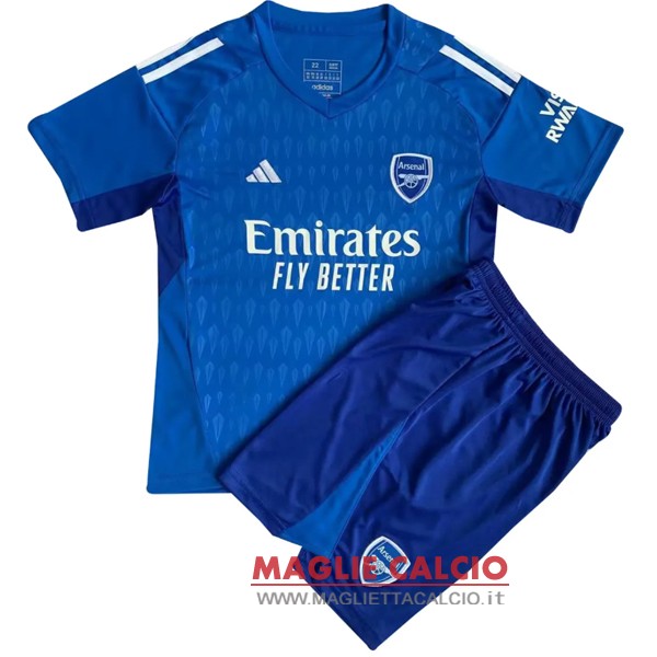 nuova divisione magliette portiere arsenal set completo uomo 2023-2024 giallo