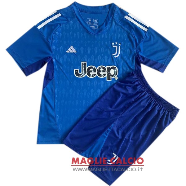 nuova portiere magliette juventus set completo uomo 2023-2024 blu