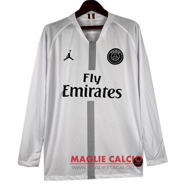 nuova seconda manica lunga divisione magliette paris saint germain retro 2018-2019