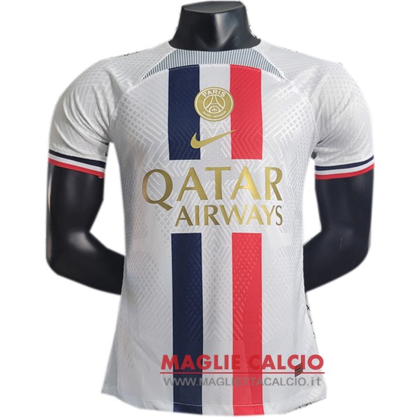 tailandia nuova speciale giocatori divisione magliette paris saint germain 2023-2024 bianco I rosso