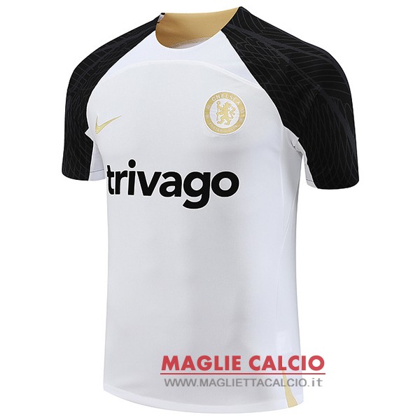 nuova formazione magliette chelsea 2023-2024 bianco nero