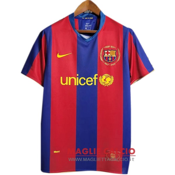 nuova prima divisione magliette fc barcelona retro 2007-2008