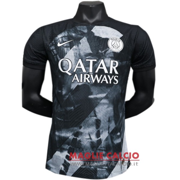 thailandia nuova speciale giocatori divisione magliette paris saint germain set completo uomo 2023-2024 grigio nero