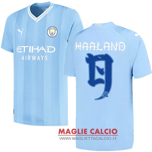 Haaland thailandia nuova prima divisione magliette manchester city 2023-2024