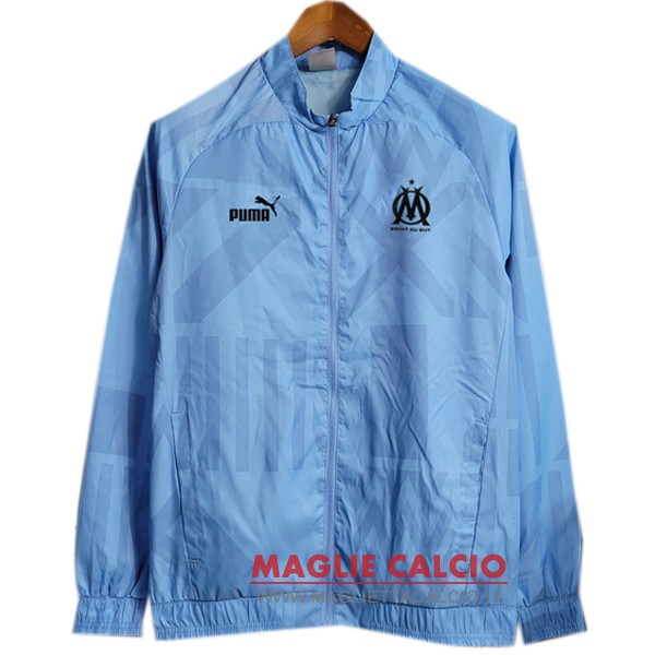 nuova marseille insieme completo blu giacca a vento 2023-2024