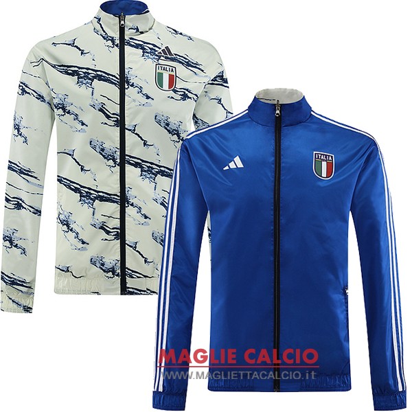 nuova italia blu II bianco giacca a vento 2023