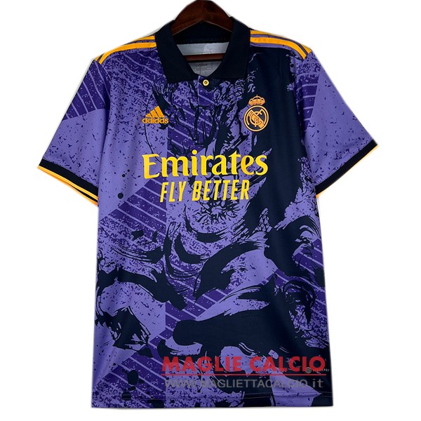 tailandia nuova speciale divisione magliette real madrid 2023-2024 purpureo navy